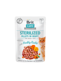 Brit Care Cat Fillets Gravy Steril Healthy Rabbit 85g