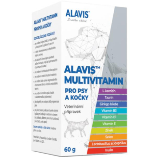 Alavis Multivitamín pro psy a kočky 60 g